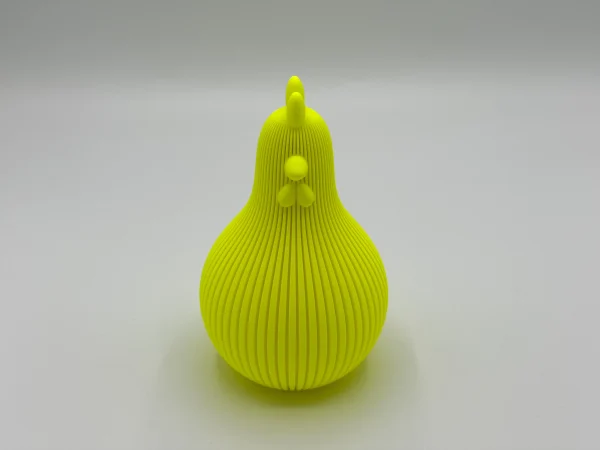 IMG_0455 Deko-Huhn "Kiku" - minimalistische Osterdeko mit Rillenstruktur