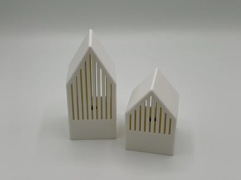 Japandi Teelichthaus "Hikari" - Windlicht für LED-Teelichter