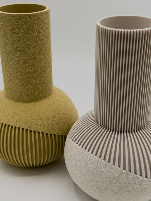 Japandi Vase "Tama" – 3D-gedruckte Designvase
