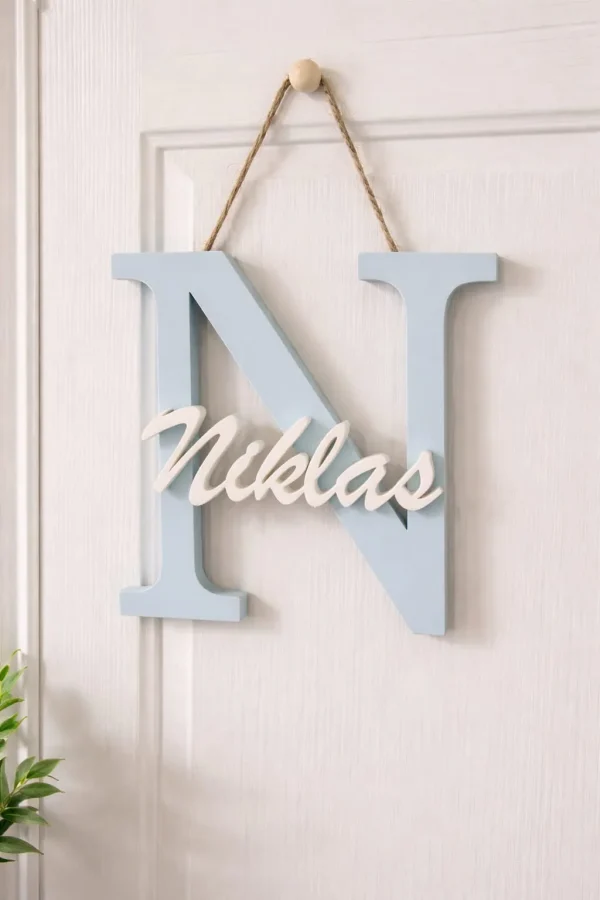 Personalisierbares Namensschild "Linea"