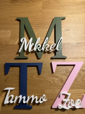 1072 Personalisierbares Namensschild "Linea"