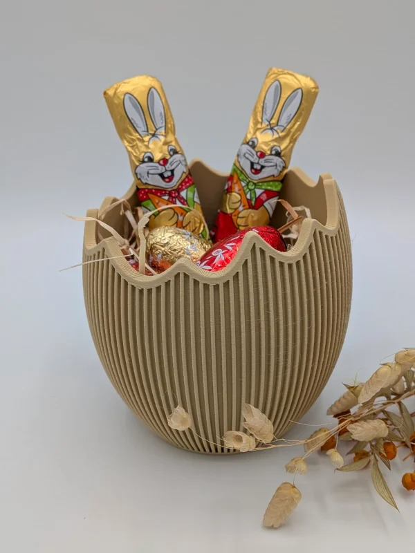 Osterkorb „Mimi" - Osterdeko-Eischale zum Befüllen | mit oder ohne Hasenohren