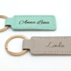 "Fuda" - Schlüsselanhänger personalisiert mit Name | Lasergravur auf PU-Leder