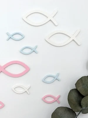 Streudeko „Sakana" - Fisch Tischdeko zur Kommunion & Konfirmation