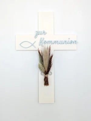 Kommunionskreuz „Crux" - Deko Kreuz zur Kommunion
