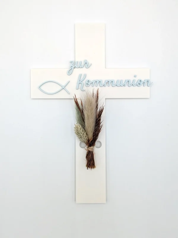 Kommunionskreuz „Crux" - Deko Kreuz zur Kommunion