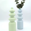 Nordische Vase „Noa" – organische Wellenvase