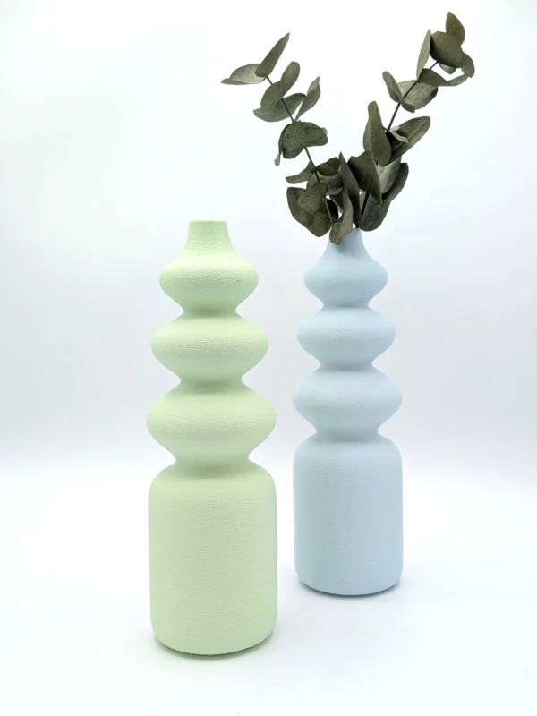 Nordische Vase „Noa" – organische Wellenvase