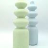 Nordische Vase „Noa" – organische Wellenvase