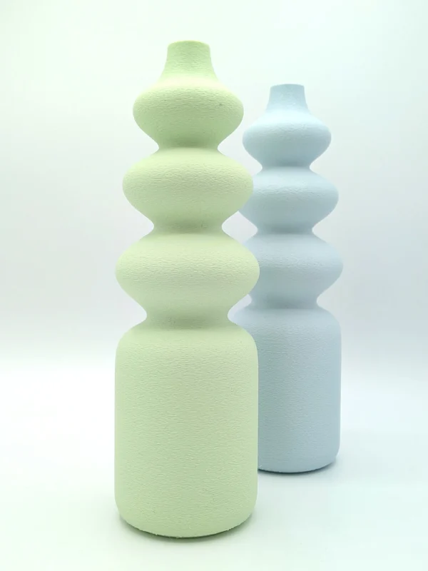 Nordische Vase „Noa" – organische Wellenvase