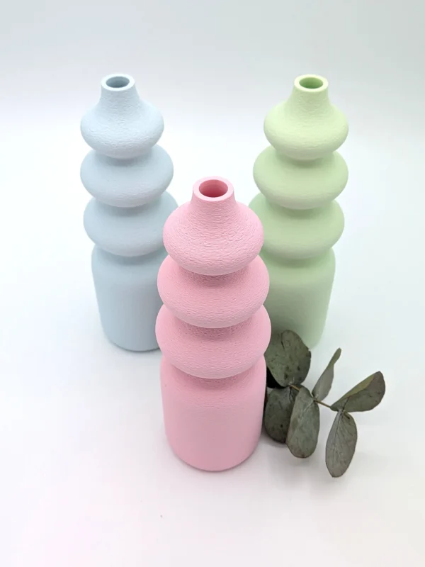 Nordische Vase „Noa" – organische Wellenvase