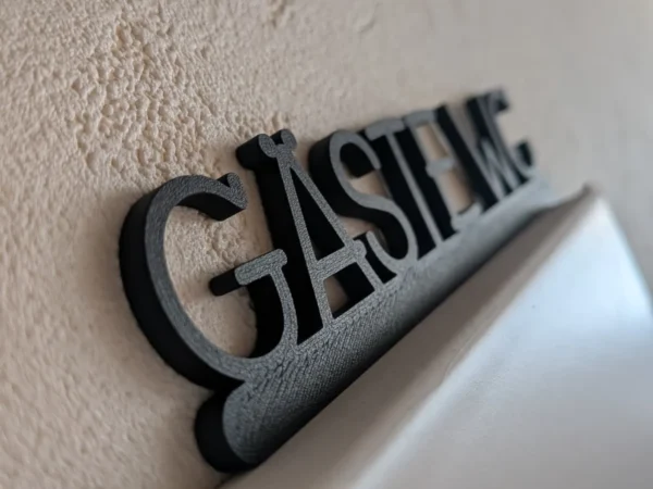 Türschild „Tetto“ - personalisiertes Türschild mit Wunschtext